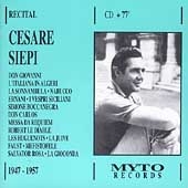 Cesare Siepi - Recital 1947-1957