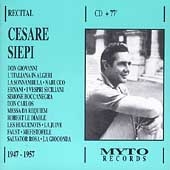 Cesare Siepi - Recital 1947-1957 Cesare Siepi - Recital 1947-1957