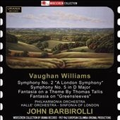 Vaughan Williams: Symphony No.2, No.5, etc