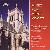 Music For Men'S Voice:Poulenc/Biebl/Walker/Tomkins/etc:Christopher Robinson