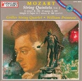 Mozart: String Quintets Vol 1 / Griller Quartet, Primrose
