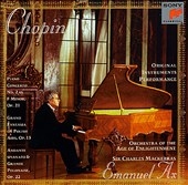 Chopin: Concerto for Piano no 2, etc / Ax, Mackerras, et al Chopin: Concerto for Piano no 2, etc / Ax, Mackerras, et al