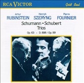 Schumann, Schubert: Trios / Rubinstein, Szeryng, Fournier Schumann, Schubert: Trios / Rubinstein, Szeryng, Fournier