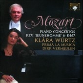 Mozart: Piano Concertos No.9 "Jeunehomme", No.21 "Elvira Madigan" / Klara Wurtz, Dirk Vermeulen, Prima la Musica