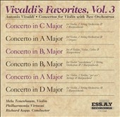 Vivaldi's Favorites Vol 3 / Mela Tenenbaum, Richard Kapp