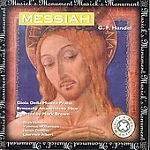 Musick's Monument - Handel: Messiah / Brown, Holton, et al