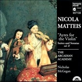 Matteis: Ayres for the Violin, Volume 2