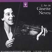 Ginette Neveu - Brahms, Sibelius, Beethoven, Chausson, et al
