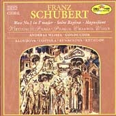 Schubert: Mass no 1, etc / Weiser, Virtuosi di Praga Schubert: Mass no 1, etc / Weiser, Virtuosi di Praga