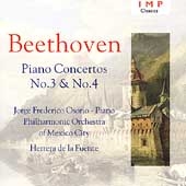 Beethoven: Piano Concertos no 3 and 4 / Osorio, Fuente