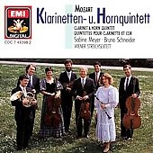 Mozart: Clarinet and Horn Quintets / Meyer, Schneider