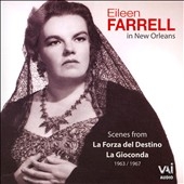 Eileen Farrell in New Orleans -Verdi :La Forza del Destino (11/16/1963)/Ponchielli :La Gioconda (3/2/1967):Renato Cellini(cond)/New Orleans Opera Orchestra & Chorus/etc