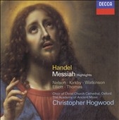 Handel: Messiah Highlights / Christopher Hogwood