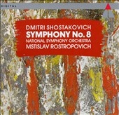 Shostakovich: Symphony no 8 / Rostropovich, National SO