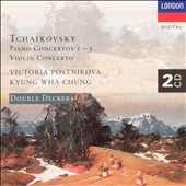 Tchaikovsky: Piano Concertos 1-3/Violin Concerto/ Kyung-Wha Chung, Victoria Postnikova, Dutoit, Charles/Montreal Symphony Orchestra/Rozhdestvensky, Gennady/Vienna Symphony Orchestra