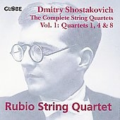 Shostakovich: Complete String Quartets Vol 1 / Rubio Quartet Shostakovich: Complete String Quartets Vol 1 / Rubio Quartet