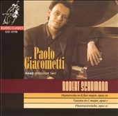 Schumann: Humoreske, Toccata, etc / Paolo Giacometti