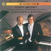 Arensky: Four Suites for Two Pianos / Anagnoson, Kinton