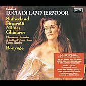 Donizetti: Lucia di Lammermoor / Richard Bonynge, CGRO & Chorus, Joan Sutherland, Luciano Pavarotti, etc＜完全限定盤＞