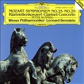 Mozart: Symphonien No.25 & No.29, Clarinet Concerto K.622 / Leonard Bernstein(cond), Vienna Philharmonic Orchestra, Peter Schmidl(cl) 