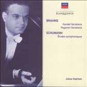 Brahms: Handel Variations Op.24; Paganini Variations Op.35; Schumann: Etudes Symphoniques Op.13