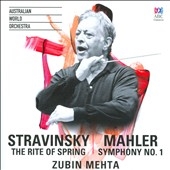 ӥ󡦥᡼/Stravinsky The Rite of Spring Mahler Symphony No.1[4810847]