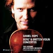 Berg, Britten: Violin Concertos / Hope, Watkins, BBC SO