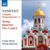 Taneyev: Complete String Quartets Vol.2 Taneyev: Complete String Quartets Vol.2