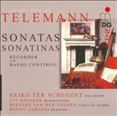 Telemann: Sonatas & Sonatinas for Recorder & Basso Continuo Telemann: Sonatas & Sonatinas for Recorder & Basso Continuo