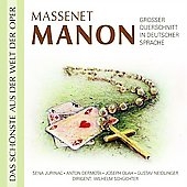 Massenet: Manon (in German/Highlights) / Wilhelm Schuchter, North German Radio SO, Sena Jurinac, etc
