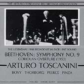 Beethoven: Symphony no 9, Coriolan Ov / Toscanini, Peerce