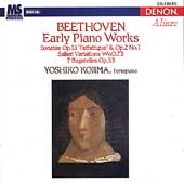 Aliare - Beethoven: Early Piano Works / Yoskhiko Kojima