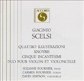 Scelsi: Quattro Illustrazioni, etc / Fournier, Simpson Scelsi: Quattro Illustrazioni, etc / Fournier, Simpson