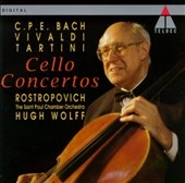 CPE Bach, Vivaldi, Tartini: Cello Concertos / Rostropovich
