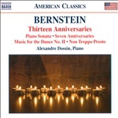 쥯ɥå/Bernstein Thirteen Anniversaries - Works for Piano Solo[8559756]
