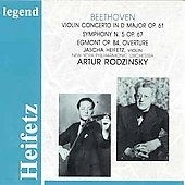 Heifetz - Beethoven: Violin Concerto, etc / Rodzinsky