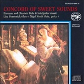 CONCORD OF SWEET SOUNDS -LOCATELLI/J.S.BACH/C.P.E.BACH/M.GIULIANI/ETC LISA BEZNOSIUK(baroque-fl)/NIGEL NORTH(lute&g) 