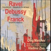 Oleg Marshev Plays Four French Piano Concertos - Ravel, Debussy, Franck / Vladimir Ziva, South Jutland SO