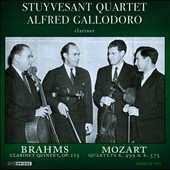 ストイフェサント四重奏団/Brahms： Clarinet Quintet Op.115； Mozart： String Quartets No.20, No.21[BCD9397]
