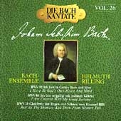 Die Bach Kantate Vol.26 / Wolfgang Schone(Bs-Br), Helmuth Rilling(cond), Gachinger Kantorei Stuttgart, etc   
