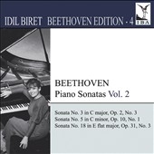 Beethoven: Piano Sonatas Vol.2 -  Sonatas No.3, No.5, No.18