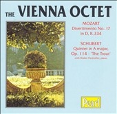 Mozart: Divertimento no 17;  Schubert: Quintet /Vienna Octet