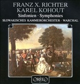 Kohaut, Richter: Symphonies / Bohdan Warchal, Slovak CO