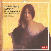 Korngold: String Quartets No.1-No.3, Piano Quintet Op.15 / Aron Quartet, Henri Sigfridsson Korngold: String Quartets No.1-No.3, Piano Quintet Op.15 / Aron Quartet, Henri Sigfridsson
