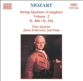 Eder String Quartet/Mozart String Quintets, Vol. 2[8553104]