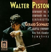 Piston: Symphonies no 2 & 6, etc / Schwarz, Seattle Symphony