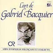 L'art de Gabriel Bacquier L'art de Gabriel Bacquier
