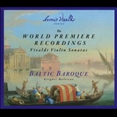 バルティック・バロック/Vivaldi: Violin Sonatas - The World Premier Recordings