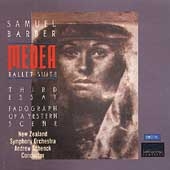 Barber: Medea, Third Essay, etc / Schenck, New Zealand SO