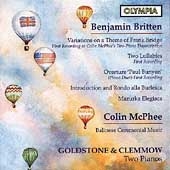 Britten: Variations, etc;  McPhee / Goldstone, Clemmow